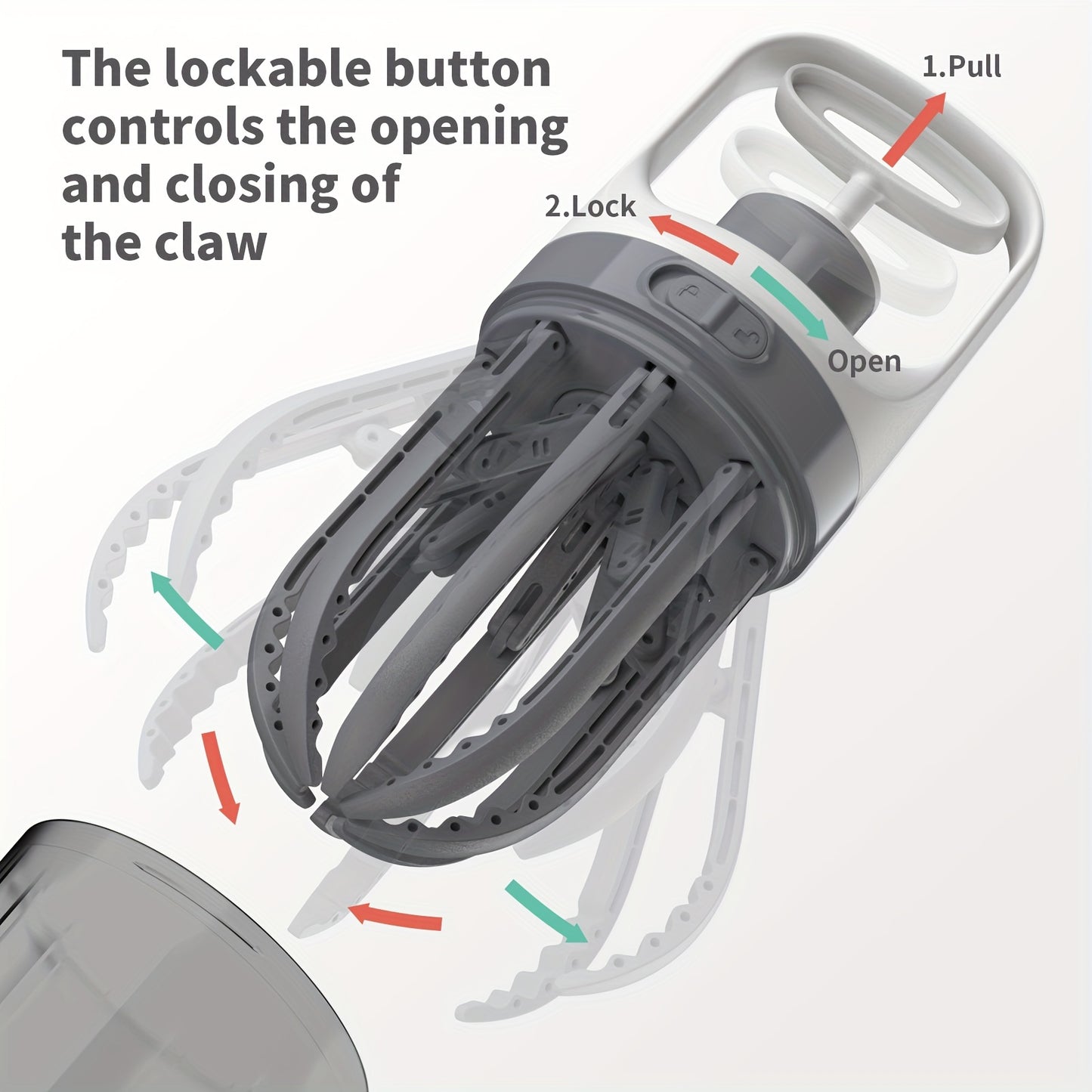 Portable 2in1 No Touch Dog Pooper Scooper With Bags