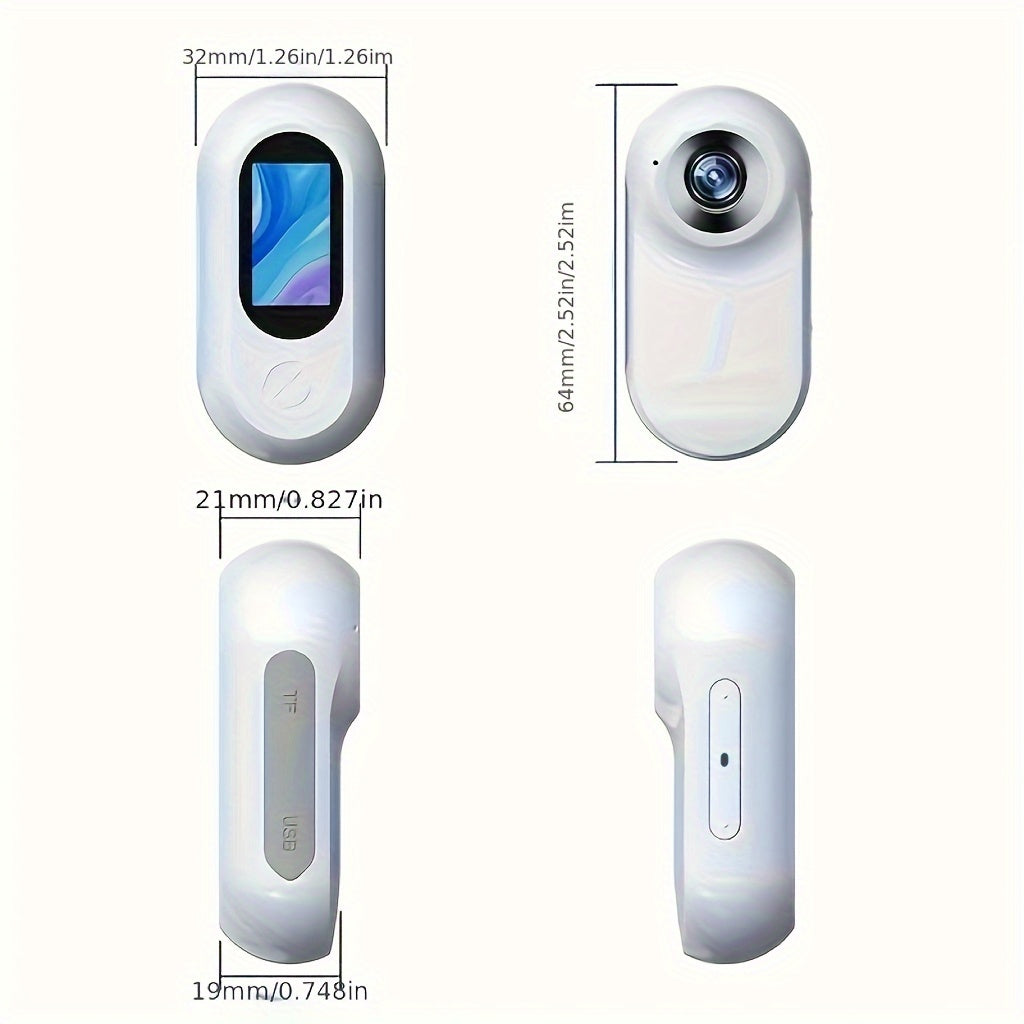 HD 1080P Pet Collar Camera With Infrared Sensor 8GB Card