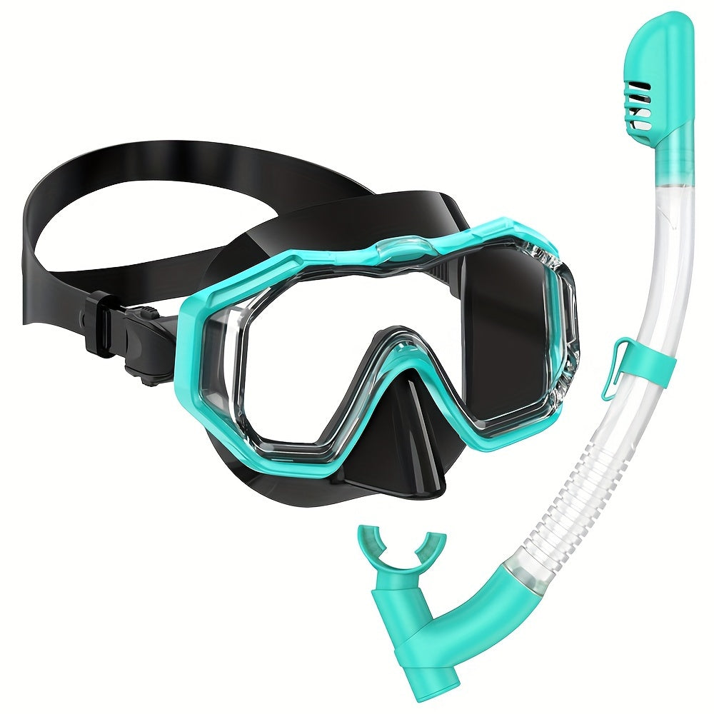 Three Window Youth Snorkeling Mask and Breathing Tube Set