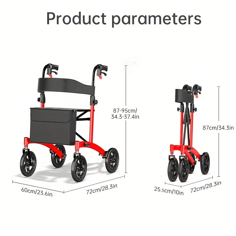 Perfcare Multi Function Foldable Scooter Seniors 4 Wheel