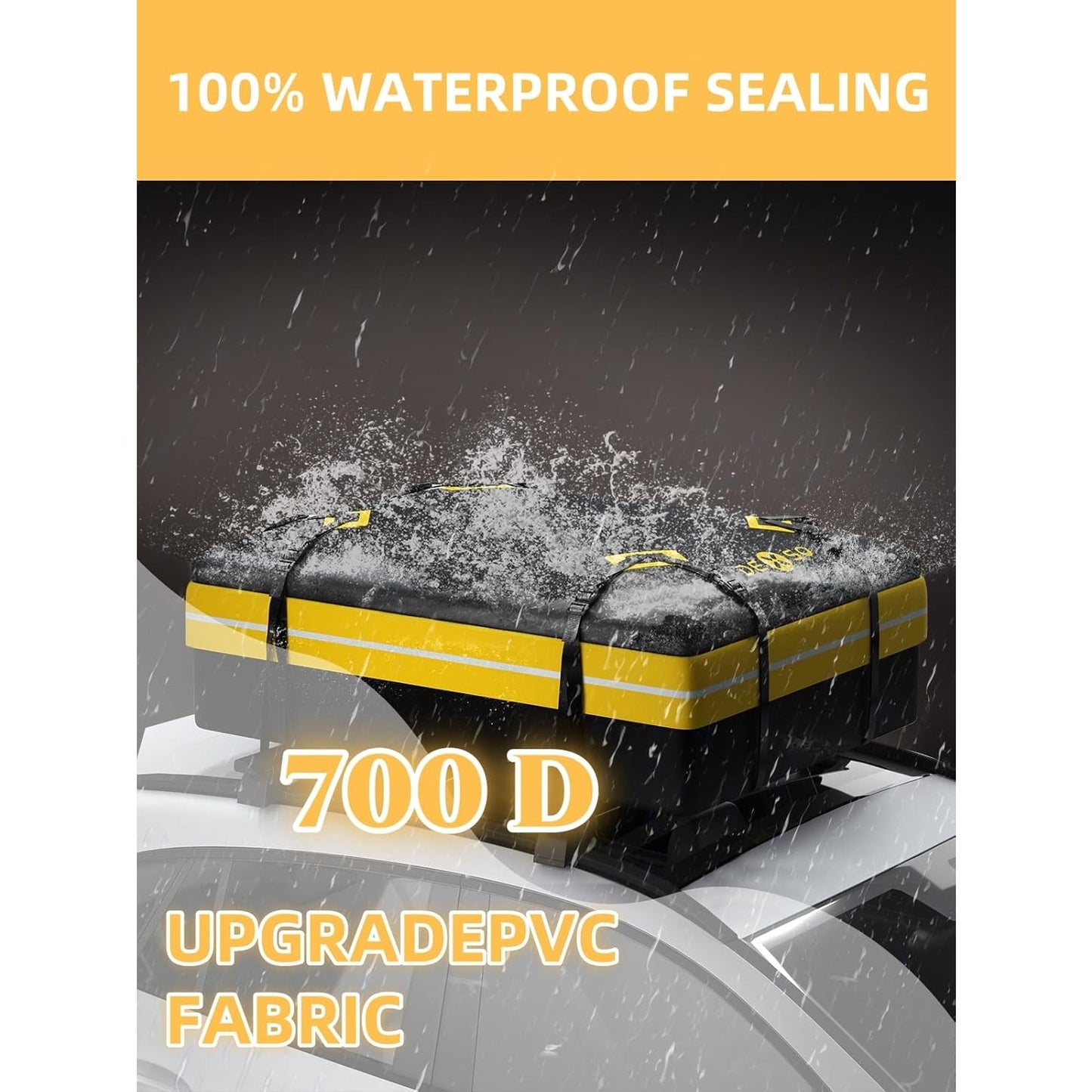 Universal Roof Rack Cargo Basket 200 Pound Capacity For SUVs