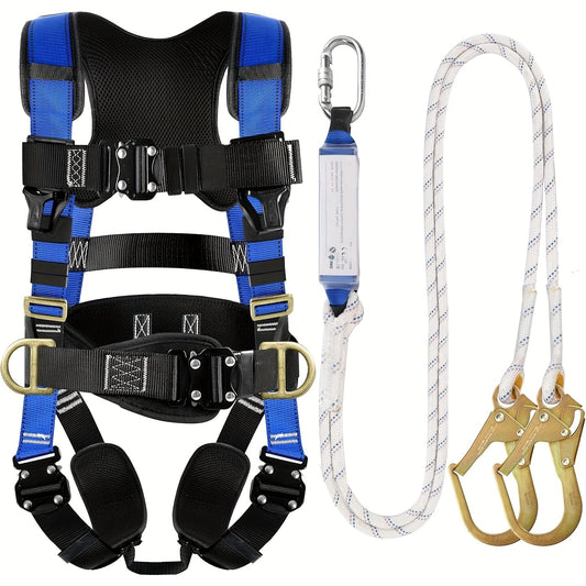Safety Harness Fall Protection Kit for Roofing and Construction