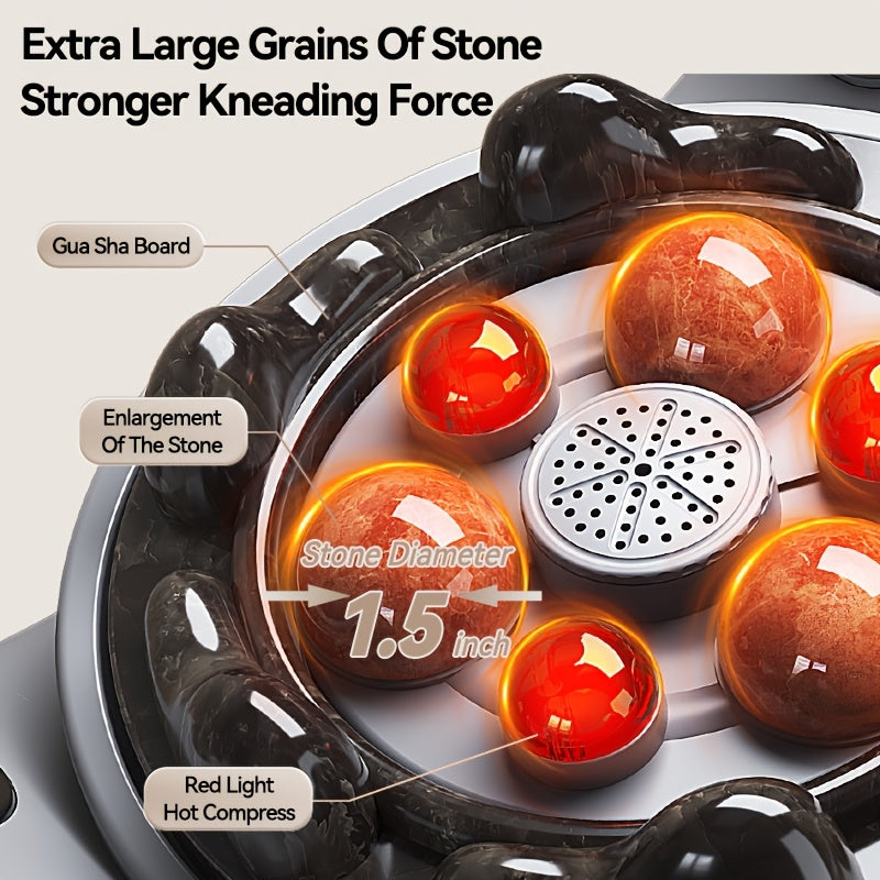 Automatic Heated Abdominal Massager for Whole Body Relaxation