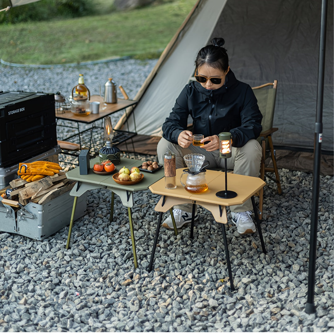Portable Folding Table Dual Use Indoor Outdoor Camping
