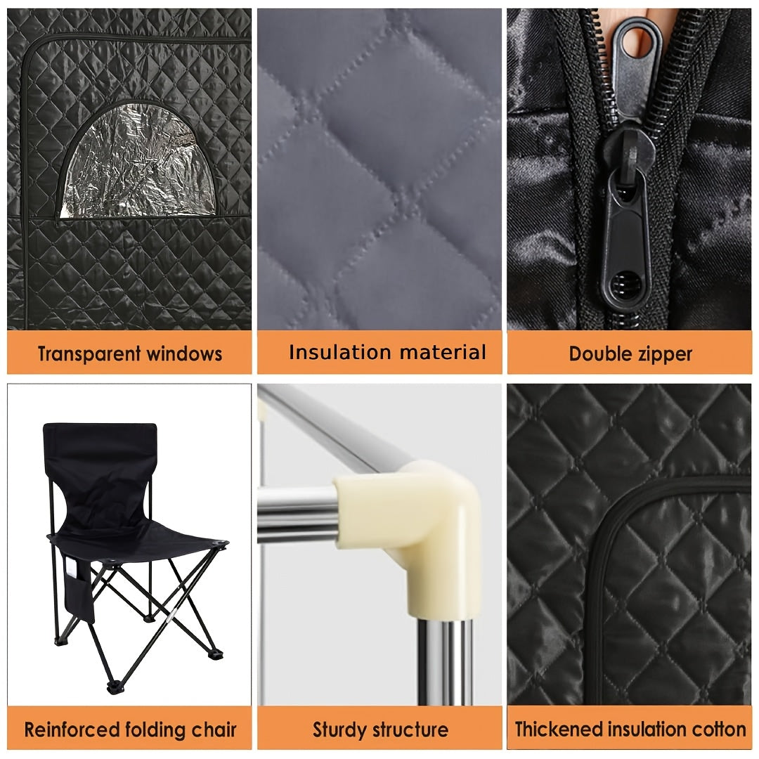 Portable Steam Sauna Box for Home Wellness and Relaxation