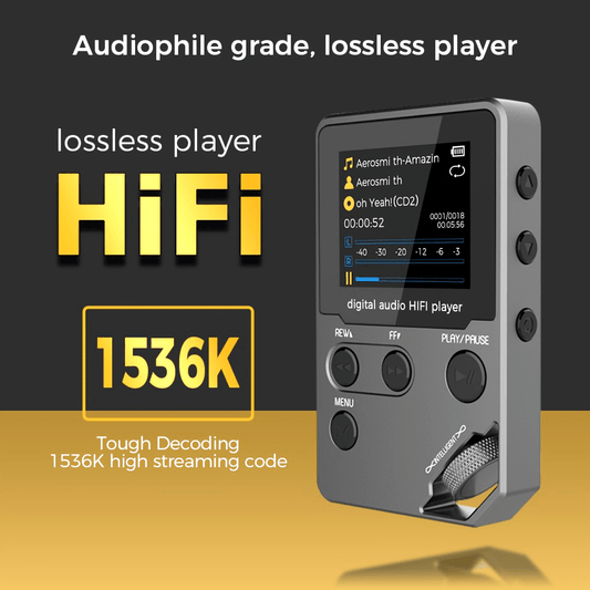 High Fidelity Music Player with Long Battery Life and Recording Function