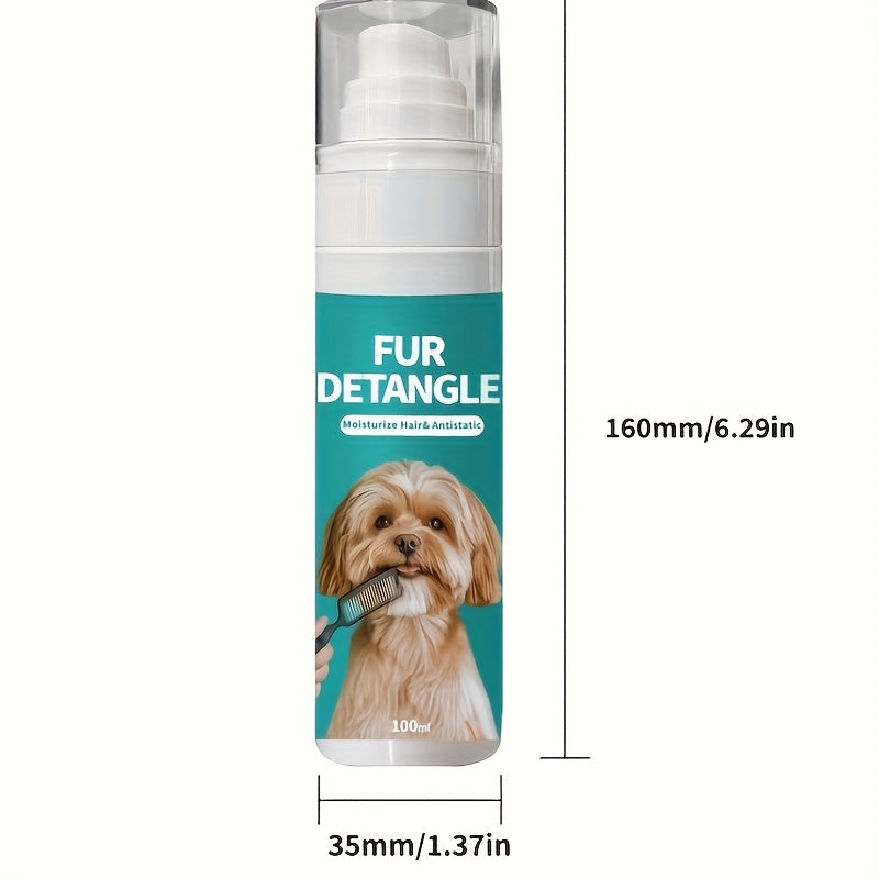 Pet Leave In Panthenol Vitamin E Detangler For Dogs Cats