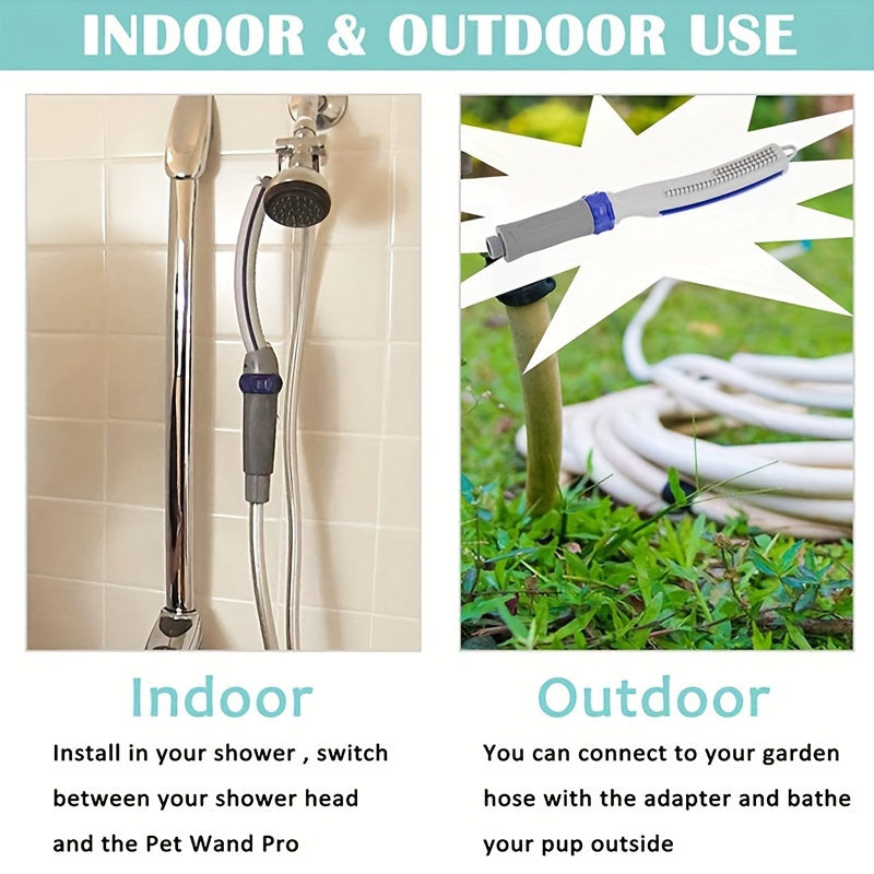 Adjustable Dog Bath Sprayer With 2.5m Hose For Grooming