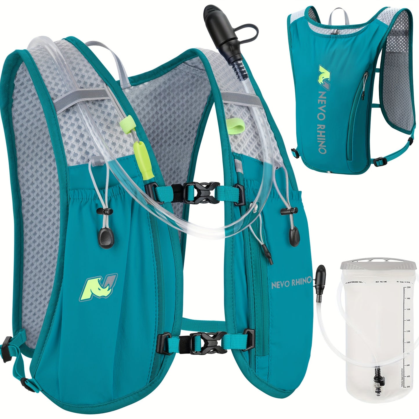 Hydration Running Vest With Water Bladder Lightweight Pack