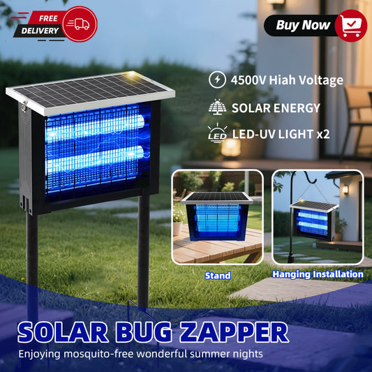 Solar Bug Zapper USB Charging Dual Mode Pest Control