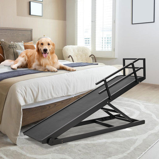 Adjustable Wooden Dog Ramp For Beds Couches And SUVs