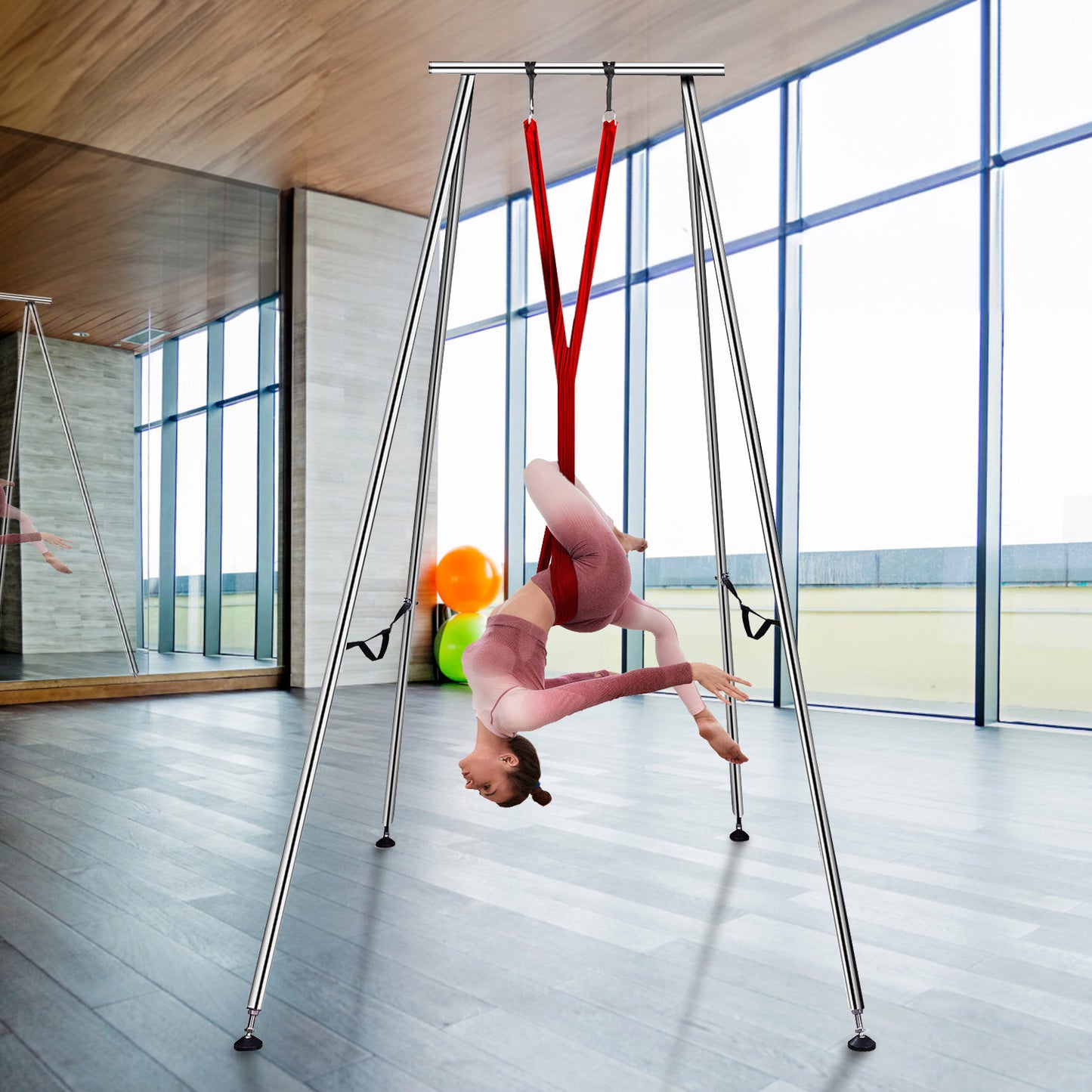 VEVOR Aerial Yoga Frame with Professional Yoga Hammock