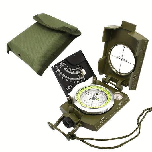 Luminous Dial Waterproof Military Compass Antifog For Hiking