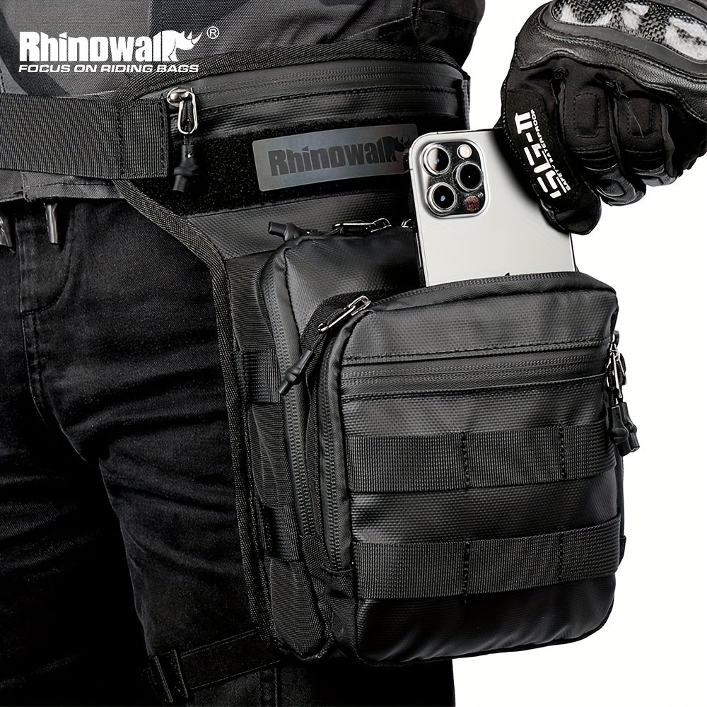 Rhinowalk Motorcycle Leg Bag Multifunctional Storage for Travel