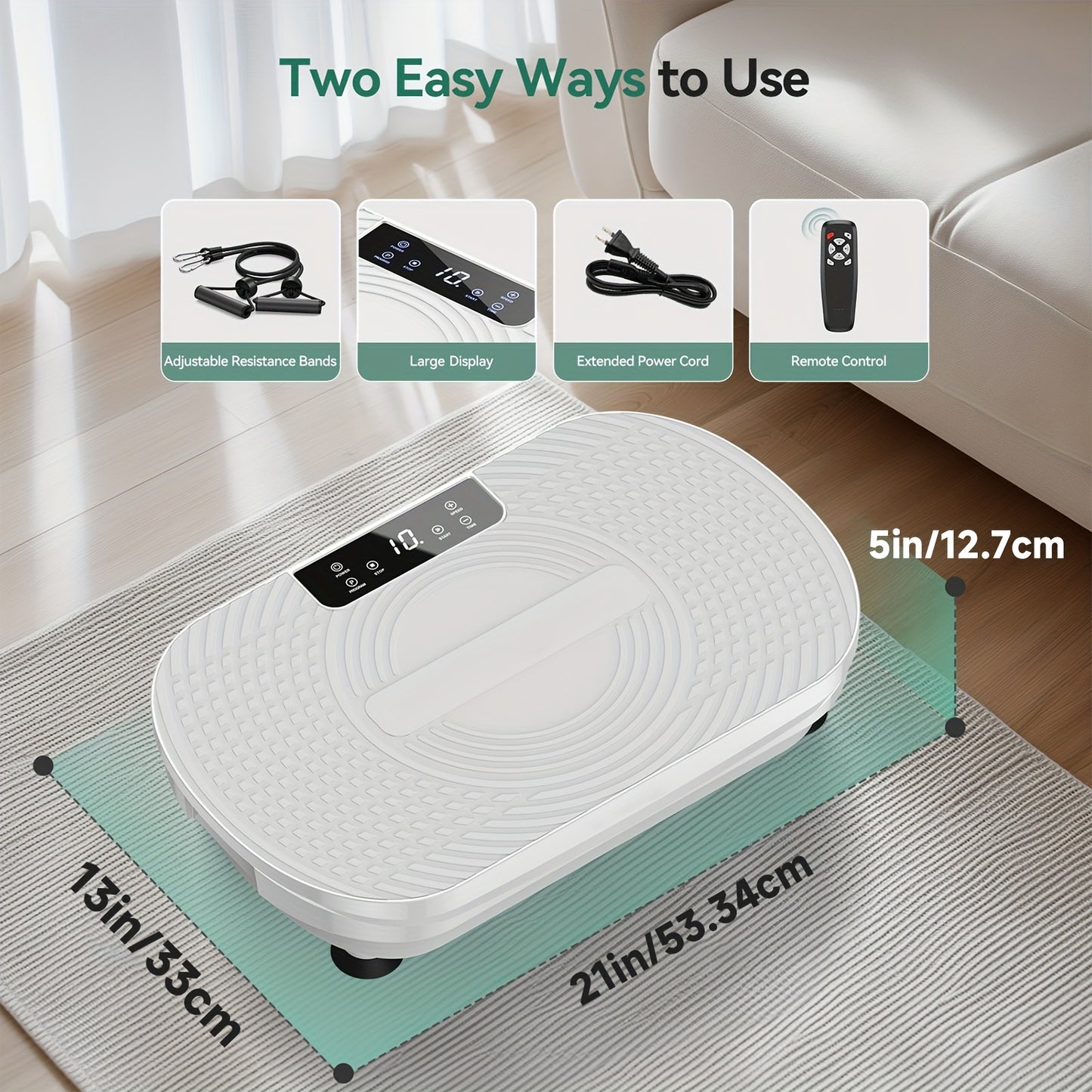 Vibration Plate Fitness Machine With Multiple Modes