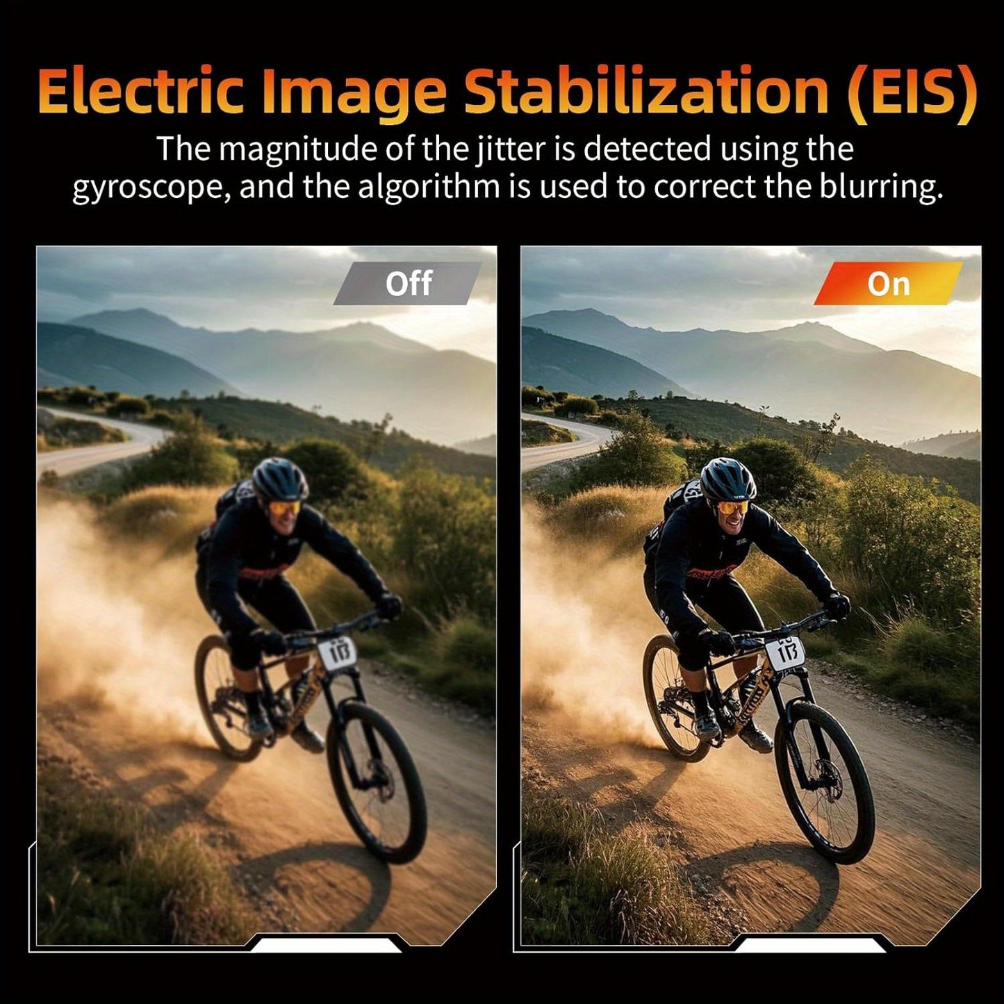4K 60FPS Multifunction Bike Camera With 32G Memory Card