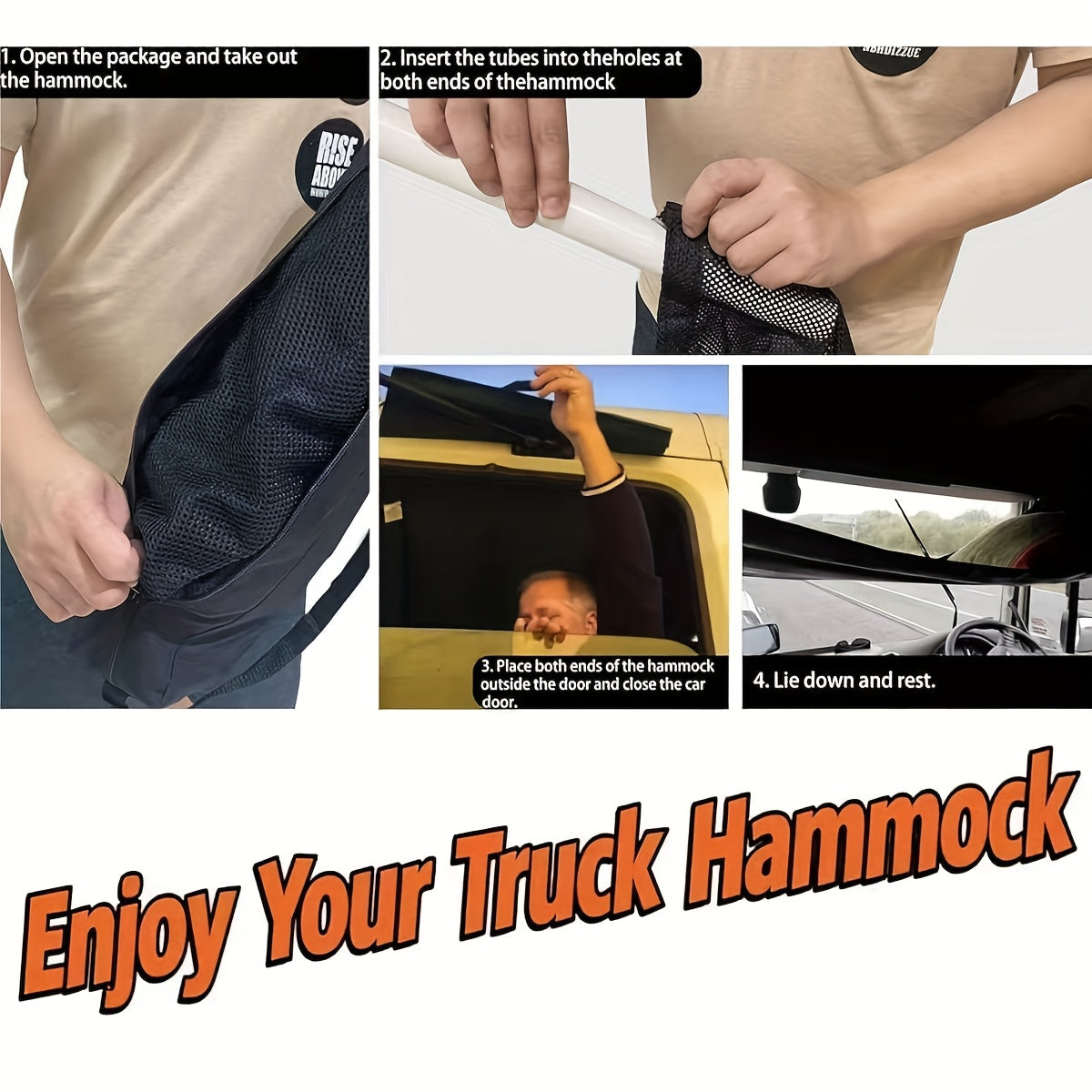 Heavy Duty Semi Truck Hammock 150kg Capacity Portable Bed