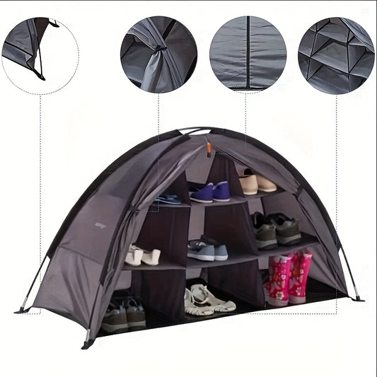 Large Capacity Camping Tent With Organizer Compartments