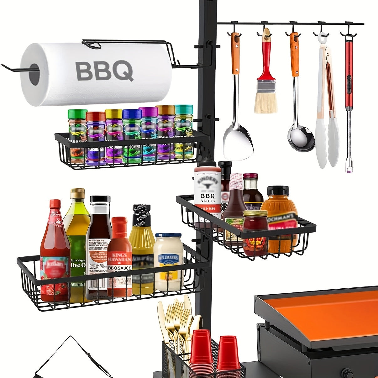 Griddle Caddy For Blackstone Griddle Accessories And BBQ Tools
