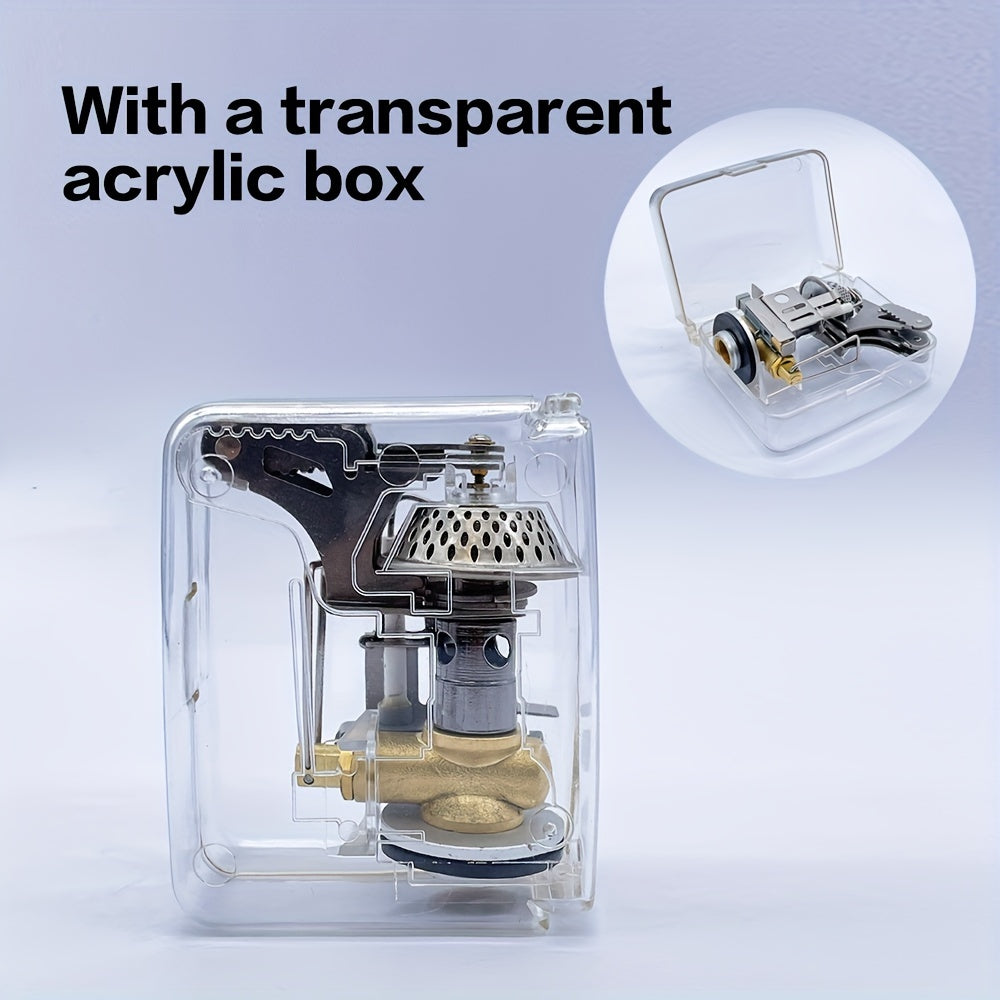 Portable Titanium Gas Stove Head Folding For Outdoor Cooking