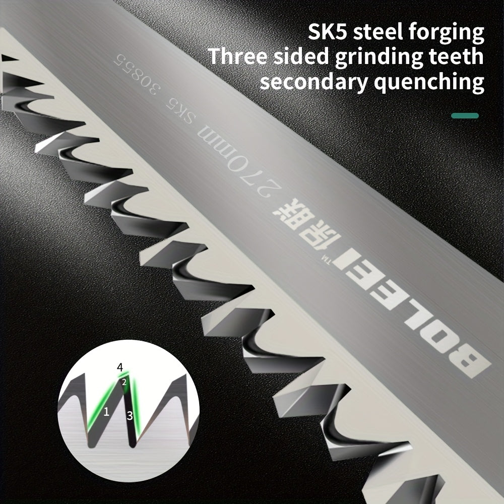 BaoLian SK5 Alloy Steel Hand Saw With Protective Sleeve