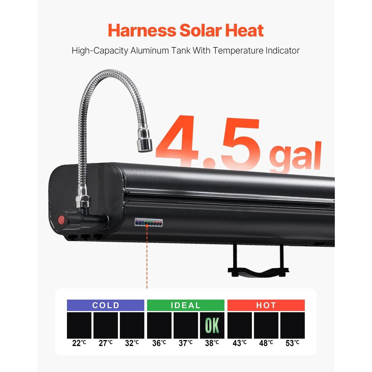 Portable Roof Rack Water Tank with Splash Guard Panel