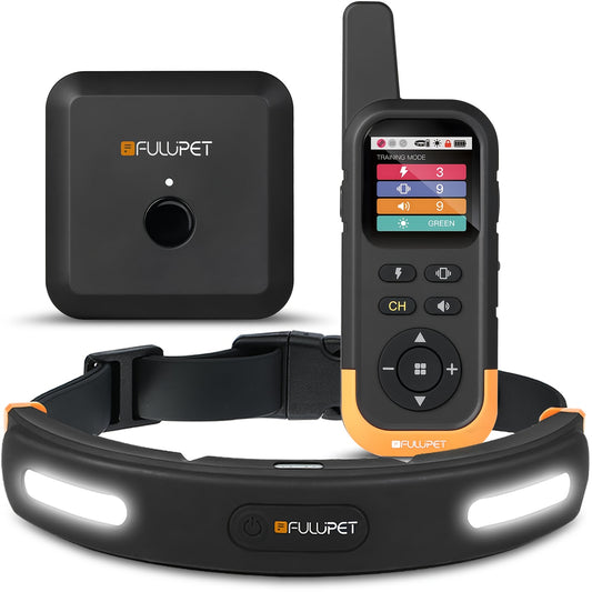 Wireless Dog Fence System With Remote And Adjustable Collar
