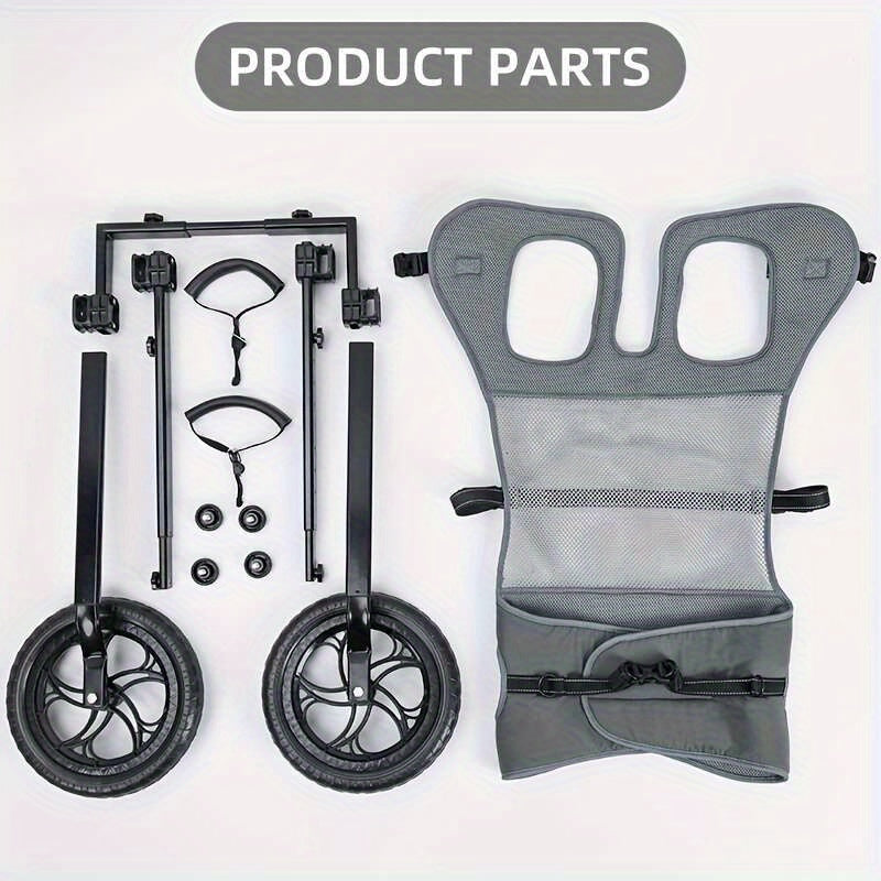DogLemi Adjustable Wheelchair for Dogs with Hind Leg Mobility