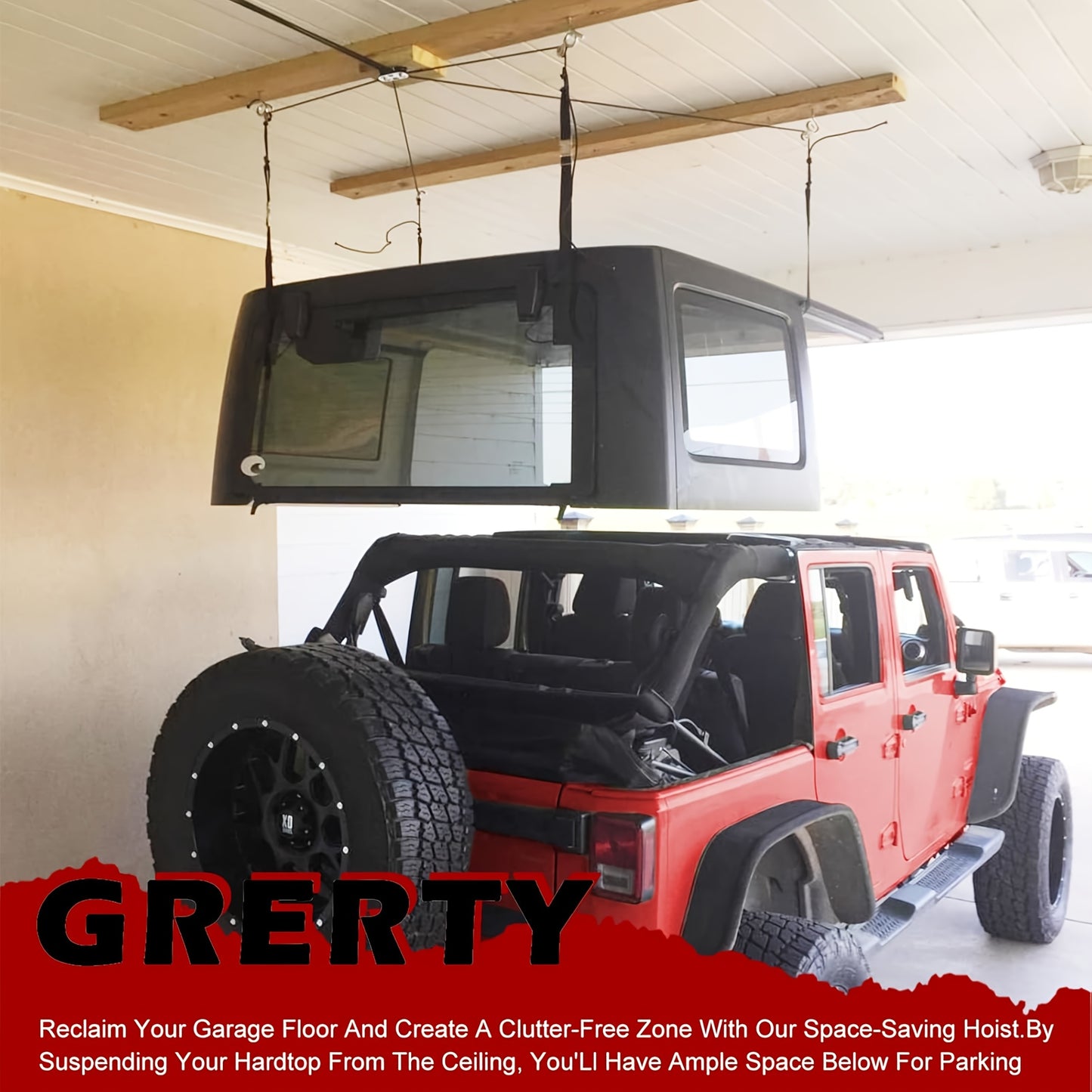 Hardtop Removal Lift For Jeep And Ford Garage Storage
