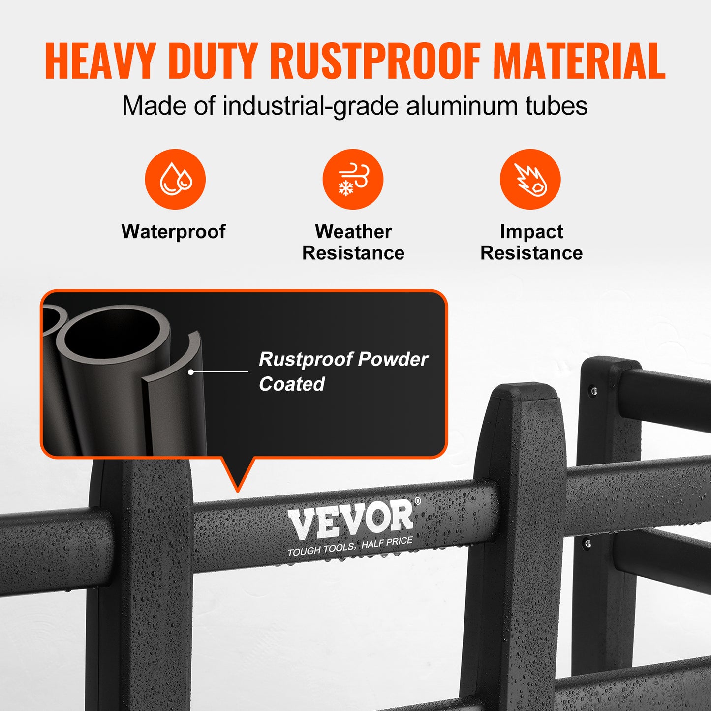 VEVOR Aluminum Truck Bed Extender for Enhanced Cargo Capacity