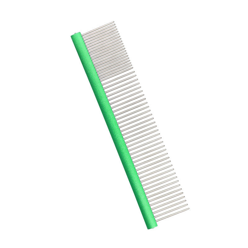 Metal Detachable Pet Grooming Comb With Ergonomic Handle