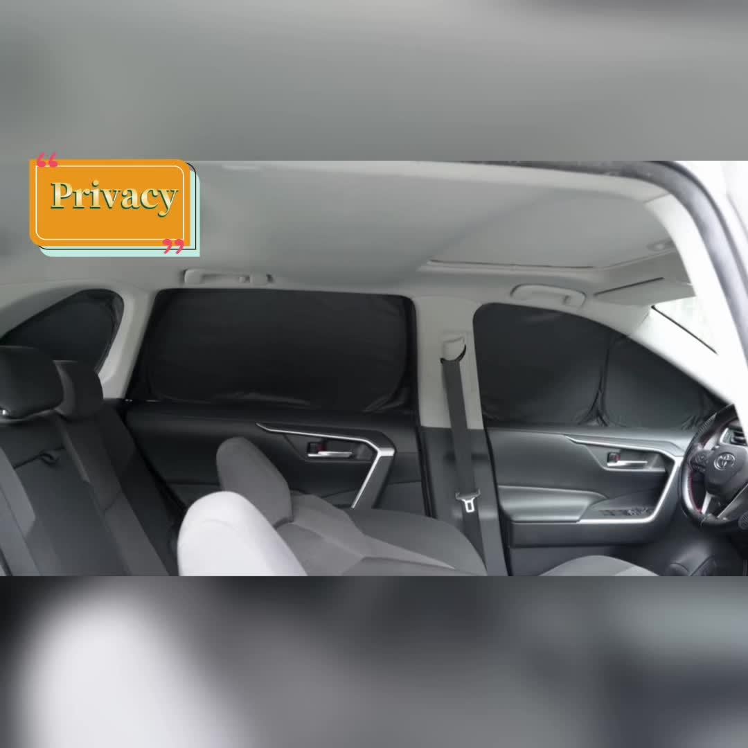 XC60 Front Side Window Sunshade Cover Polyester 7pc Set