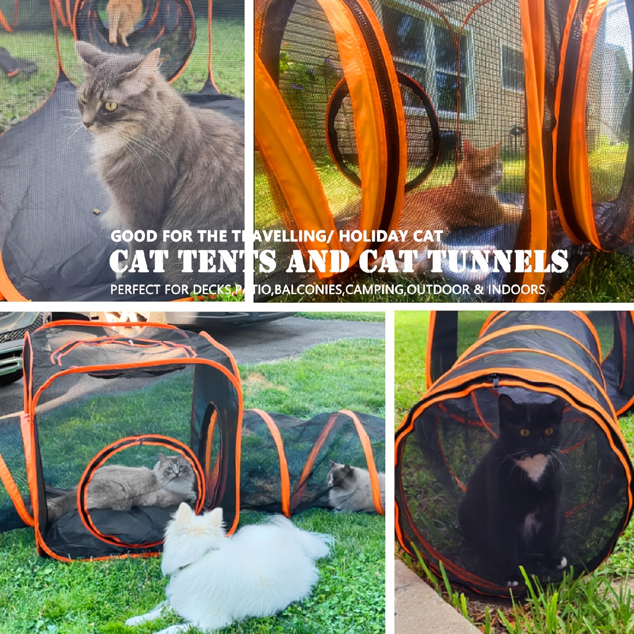 Six In One Foldable Pet Playpen With Tunnel And Tent