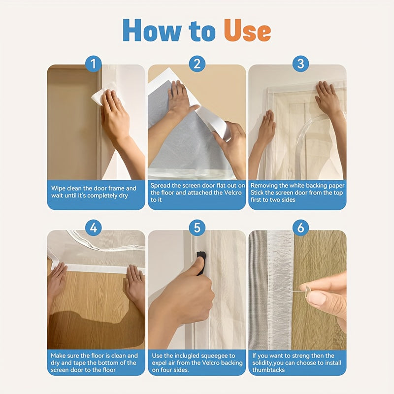 Cat Proof Door Curtain for Easy Pet Access and Safety