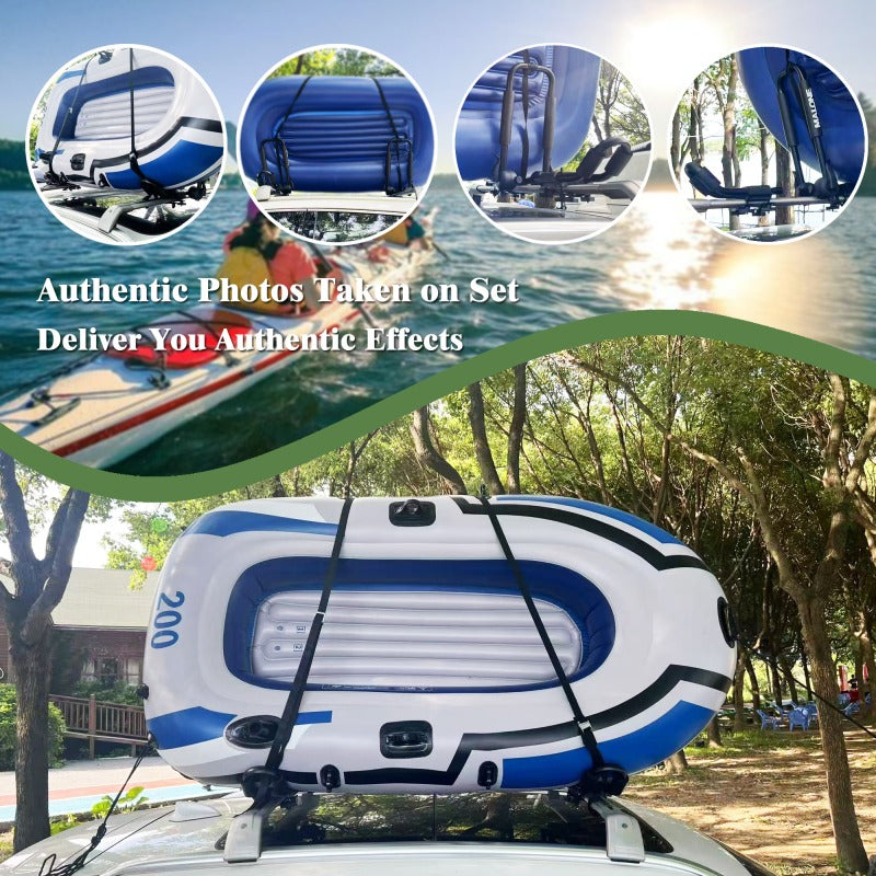 Folding J Style Kayak Roof Rack Carrier Universal 4In1