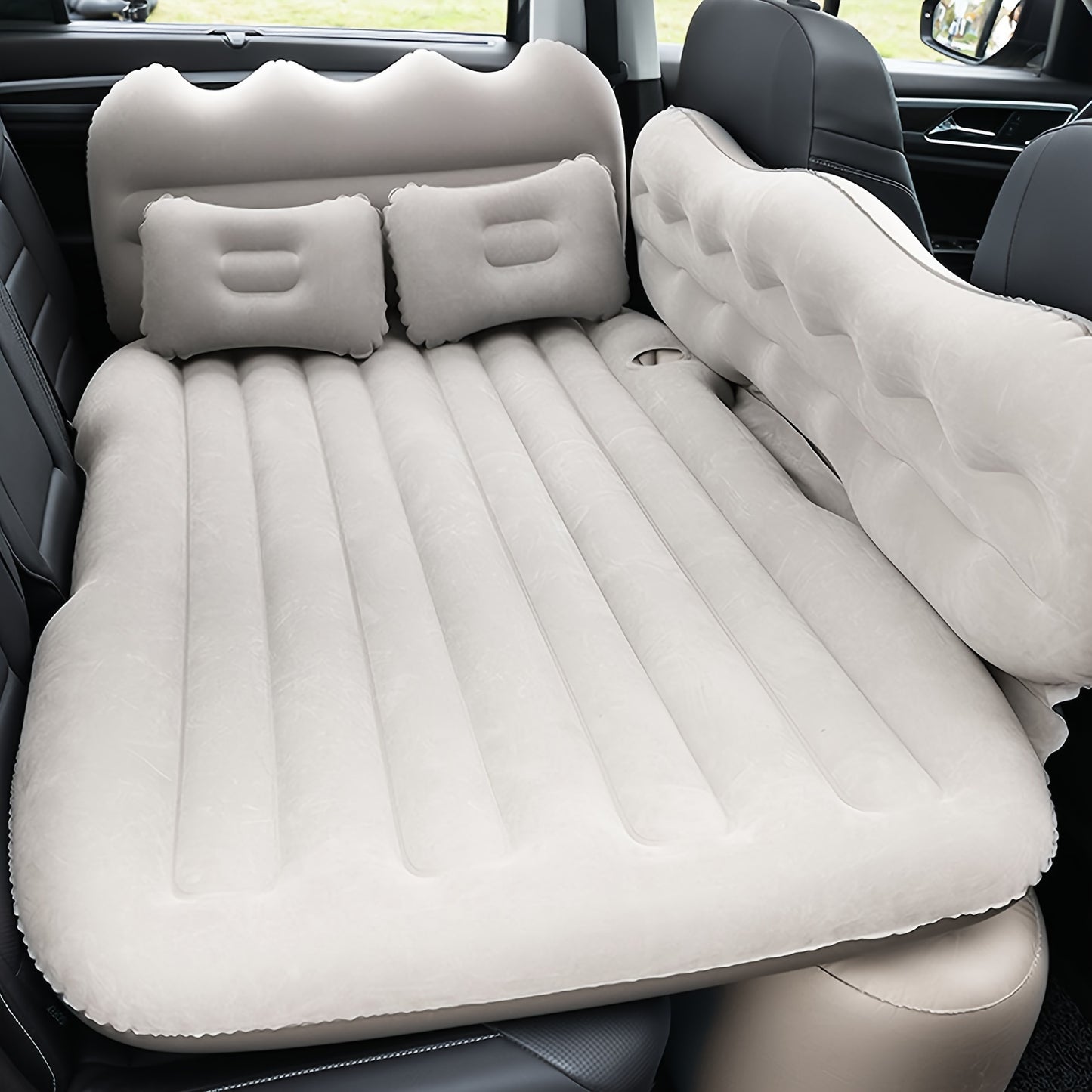 Portable Car Air Bed Kit With Pump And Pillows Camping