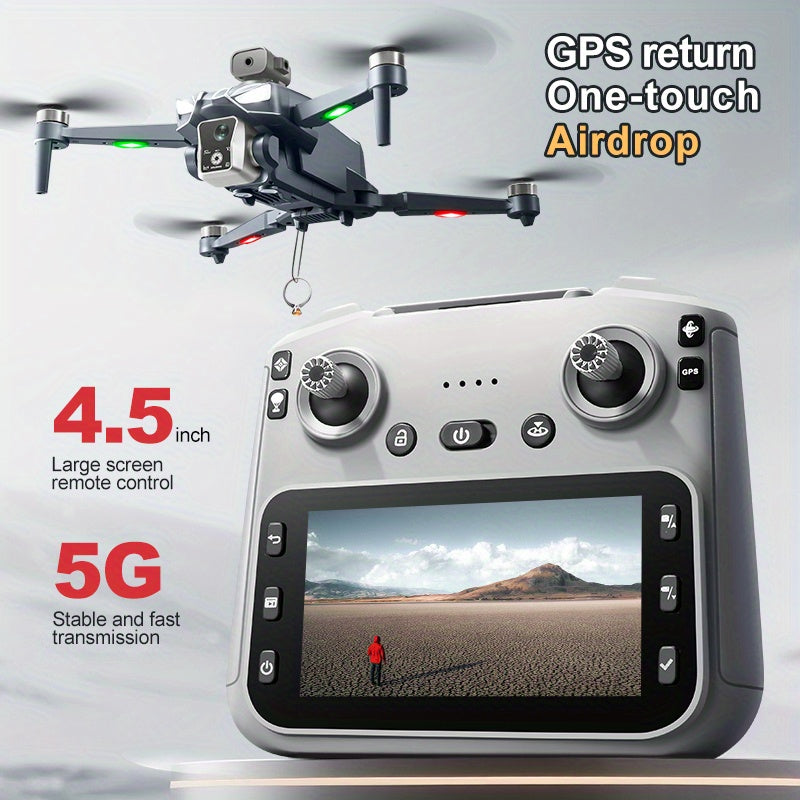 GPS Drone With Dual Lens HD Aerial Photos And Obstacle
