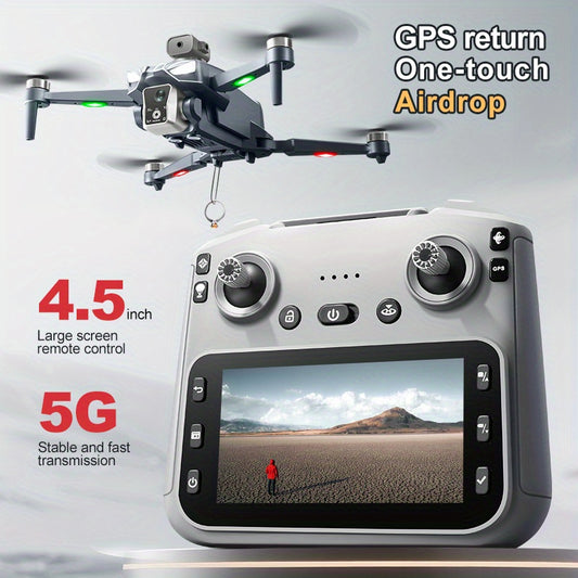 GPS Drone With Dual Lens HD Aerial Photos And Obstacle