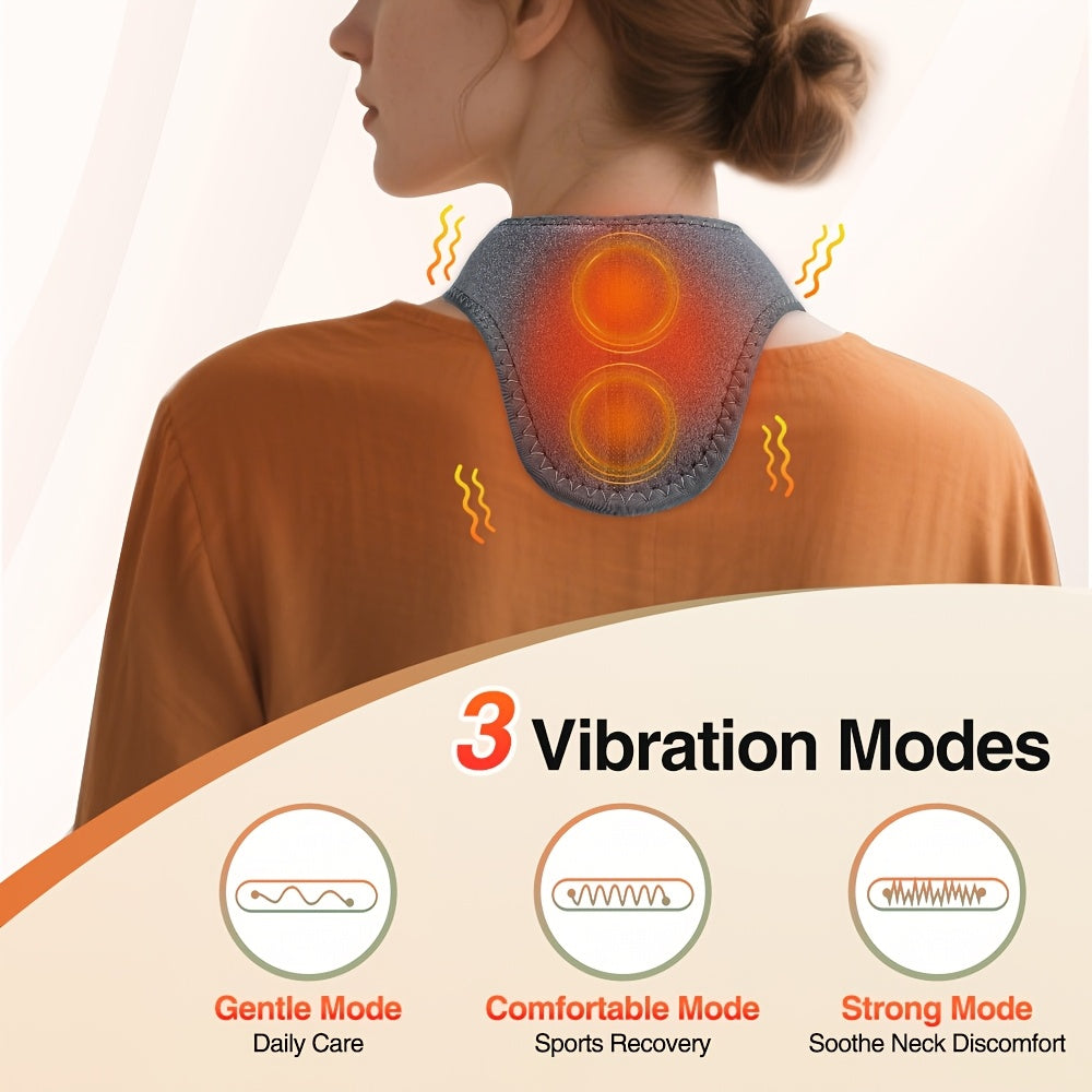 Foldable Neck Massager With Heating And 5 Heat Settings