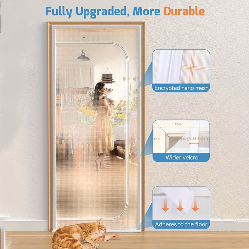 Cat Proof Door Curtain for Easy Pet Access and Safety