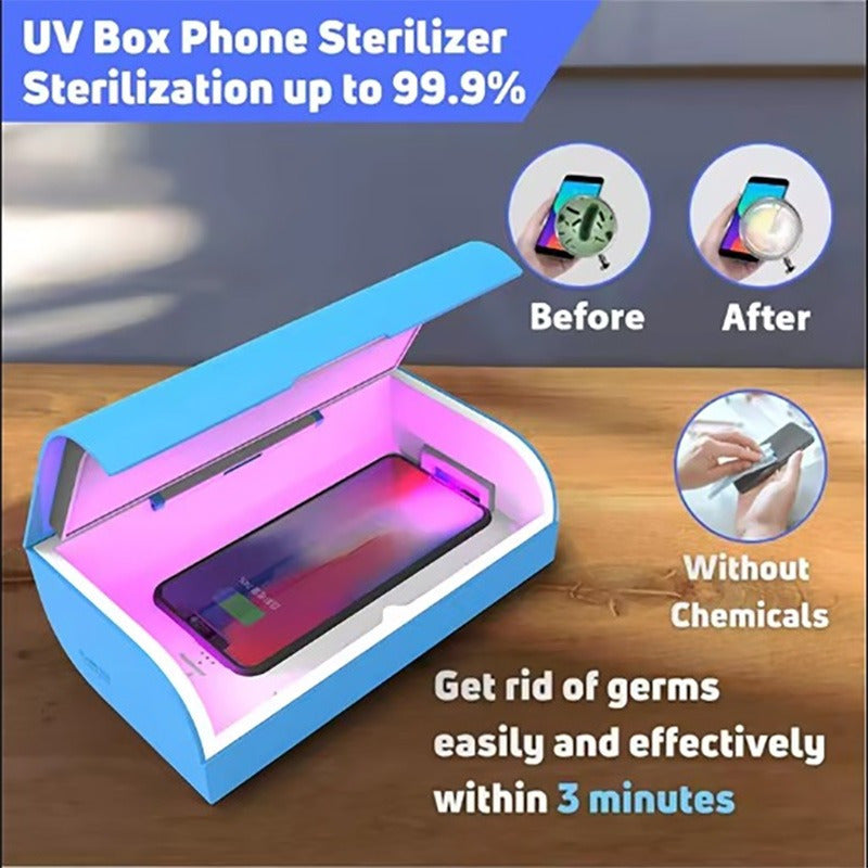 UV Sterilizer Wireless Charging Box Fast Disinfection Case