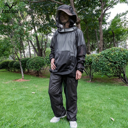 LOOGU Camouflage Mosquito Net Set for Outdoor Protection