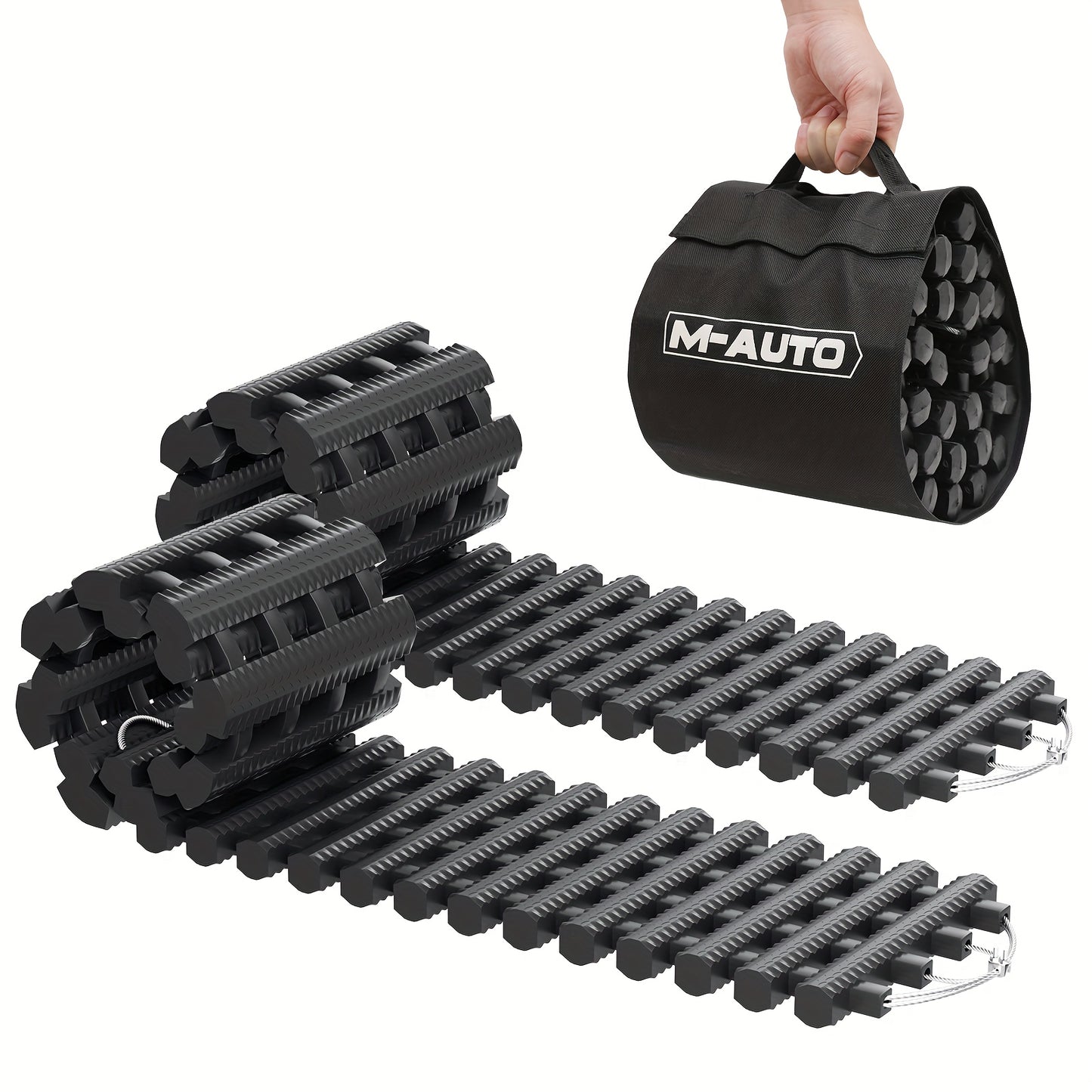 M-AUTO Portable Traction Mats for Vehicle Recovery in All Conditions