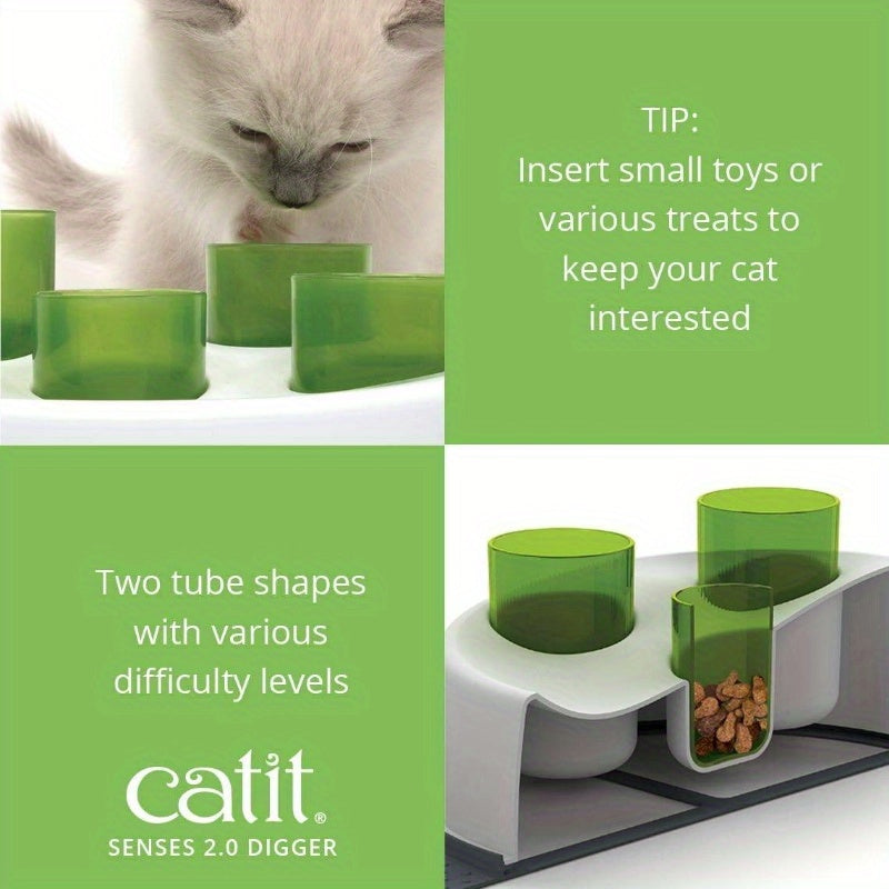 Senses Two Point Zero Interactive Cat Slow Feeder Puzzle