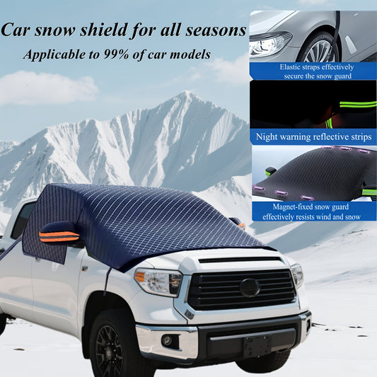 Universal Car Snow Shield Three In One Magnetic Mirror Cover