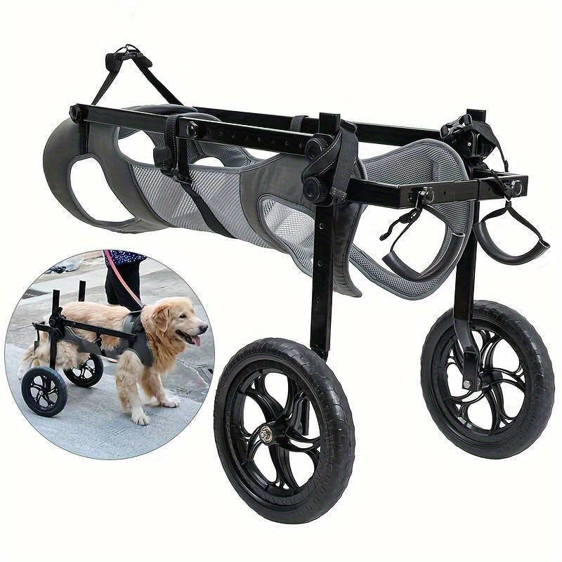 DogLemi Adjustable Wheelchair for Dogs with Hind Leg Mobility