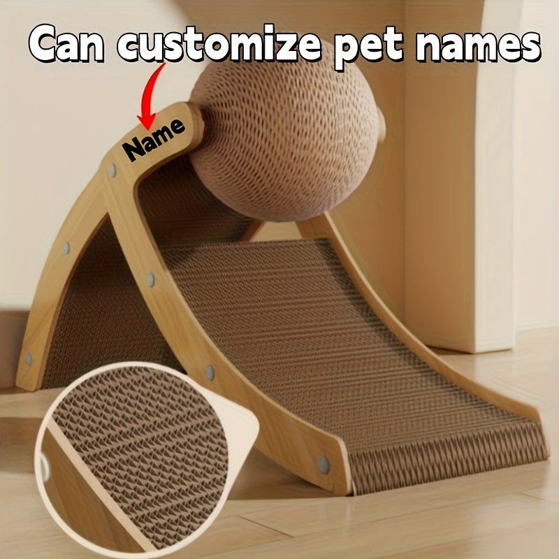Sisal Cat Scratcher Board And Lounge Chair 2 In 1 Cat Bed