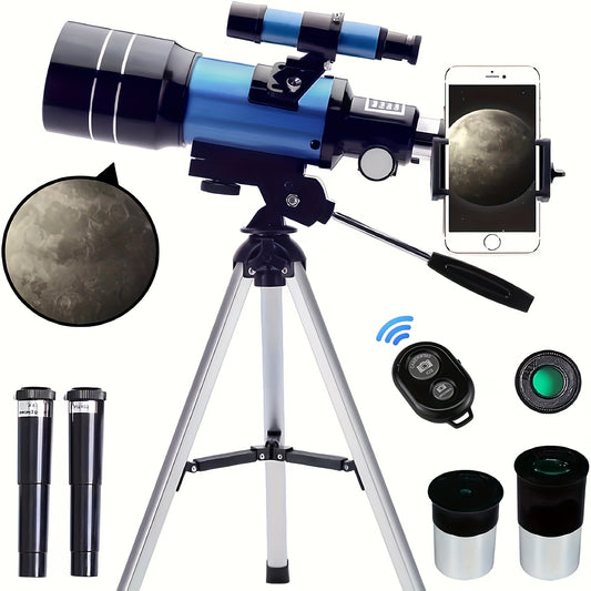 Portable Refractor Telescope for Astronomy Beginners and Enthusiasts