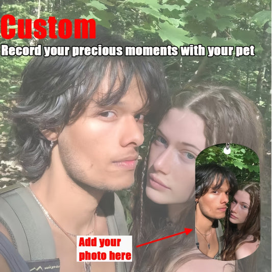 Stainless Steel Dog Tag With Customizable Engraving Photo