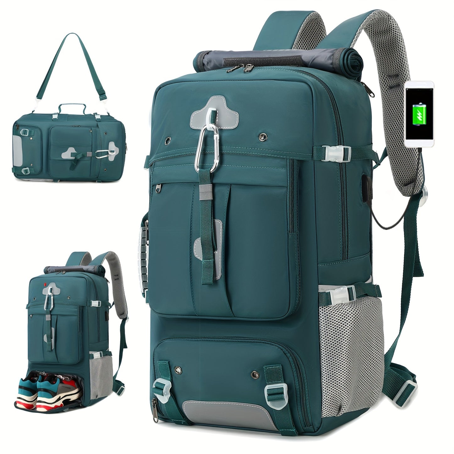 Airline Approved Travel Backpack With Laptop Sleeve And USB
